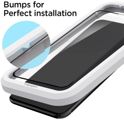 Xham mbrojtës Spigen  AlignMaster FC për Apple iPhone 11 Pro Max, me kornizë të zezë