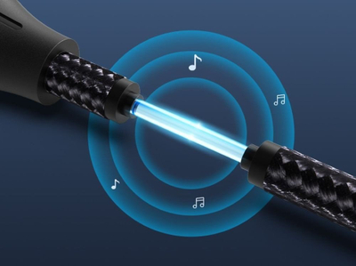 Kabllo audio optike Vention BAVBJ, 5m, alumin, e zezë