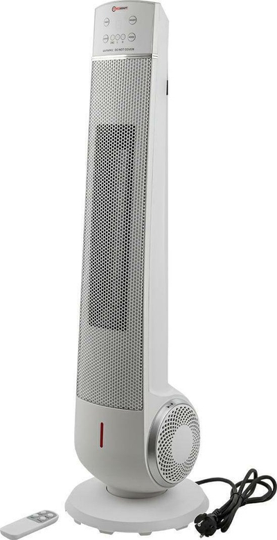 Калап за греење со вентилатор FORCEKRAFT GCS Fan Heater 2 F, 2200W, со далечински управувач, бел