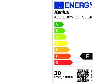 Reflektor LED Kanlux ACETE 30W CCT, IP65, gri