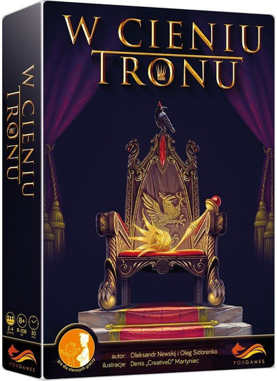 Lojë me letra FoxGames In the Shadow of the Throne, strategji, 2 4 lojtarë