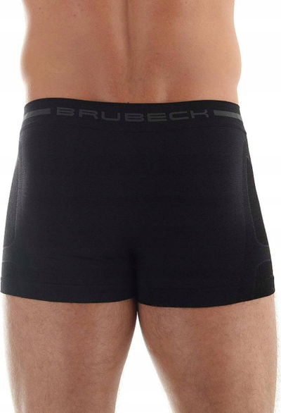 Boxer për burra Brubeck Comfort Wool, termo, madhësia 5XL, të zinj