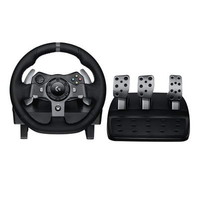 Волан и педали Logitech G G920 Driving Force Racing Wheel Gaming, црна