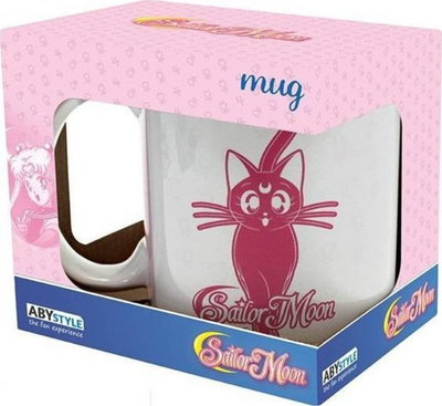 Filxhan ABYstyle: Sailor Moon, 320 ml, i bardhë dhe rozë