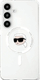 Mbulesë telefoni Karl Lagerfeld për Samsung Galaxy S25, MagSafe, TPU PC, e bardhë