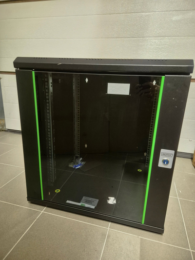 Kabinet rrjeti Digitus DN-19 12U 6/6 SW, 19", 100kg, i zi