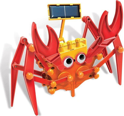 Lodër edukative 4M Hybrid Set Crab, robot gaforre diellore, për fëmijë 5+, shumëngjyrëshe