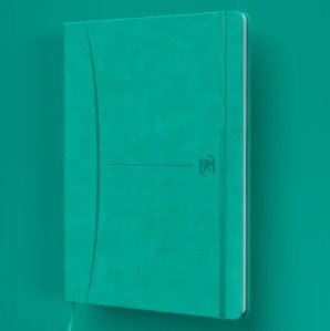 Fletore Oxford Signature A5, 200 faqe me pika, ngjyrë turquoise