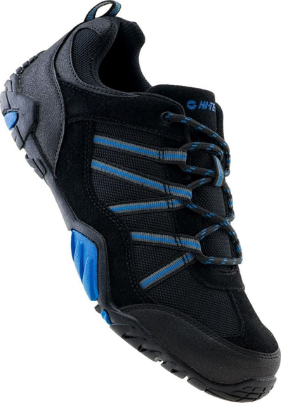 Këpucë sportive meshkuj Hi-Tec SOPORO, taban gome RB, shtresë EVA, të zeza me blu