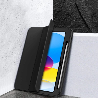 Mbrojtëse tablet Tech-Protect Endurance për iPad 10.9" 2022 dhe 11" 2025, me vend për stilolaps, me këmbë mbështetëse, e zezë