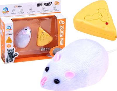 Lodër mi me telekomandë ZF Mini Mouse J-RC0473 SZ, infra të kuqe, 9 cm, gri
