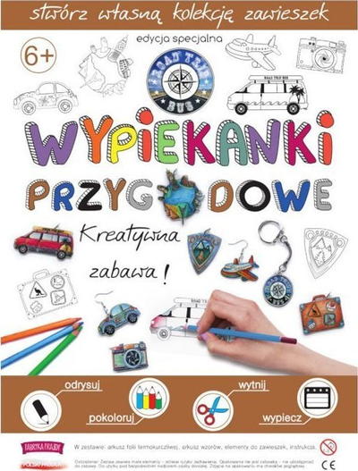 Set kreativ Fun Factory Adventure Shrinkies, për varëse dhe magnetë, shumëngjyrësh