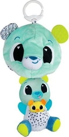 Lodër për bebe Lamaze 3 in 1 Clip and Go Surprise Bear, interaktive, me klips, shumëngjyrëshe