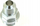 Adapter vaji motori B-series AN10, alumini T6061, për Honda B16 B18, argjendtë