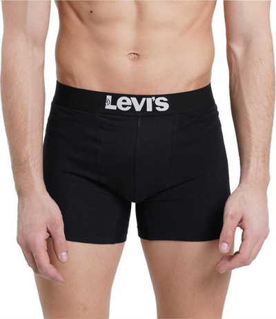 Bokser Levi's 2 copë, pambuk, madhësia S, gri