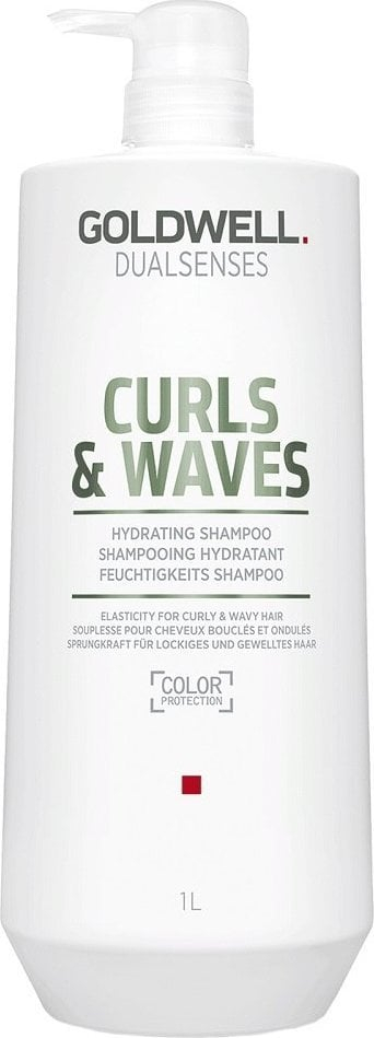 Shampo për flokë kaçurrela Goldwell Dualsenses Curls &amp; Waves, 1000ml, hidratim dhe definim kaçurrelash