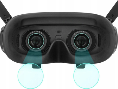 Xham mbrojtës SUNNYLIFE për DJI Goggles 2, set me 4 copë, 0.3mm, transparent