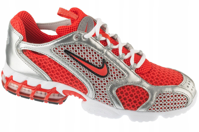 Atlete Nike Air Zoom Spiridon Cage 2 për meshkuj, Track Red White Metallic Silver
