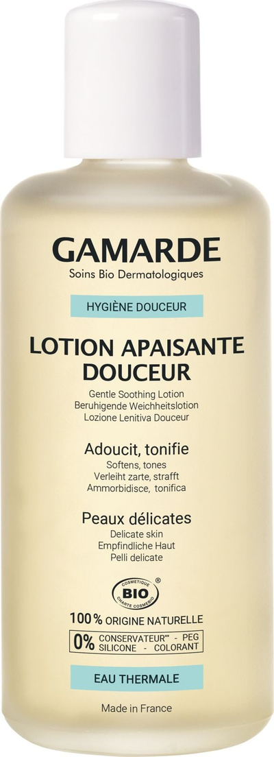 Locion fytyre Gamarde Gentle Soothing, 200 ml, qetësues, për çdo lloj lëkure