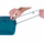 Tapet vetëfryrës Sea to Summit Comfort Deluxe Camper Van, 10 cm, Byron Blue