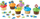 Едукативна играчка Learning Resources ABC Party Toppers, 64 делови, учење на азбука, многубојна