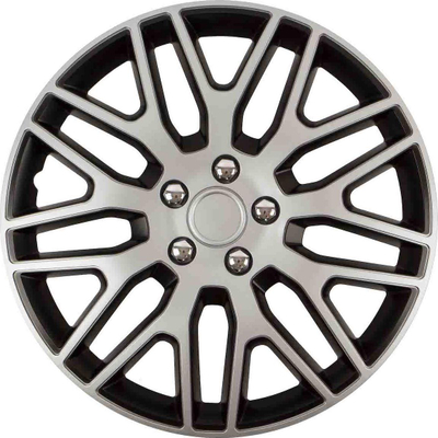Kapakë rrote Versaco Dakar 10943, 15", set, zi me argjend