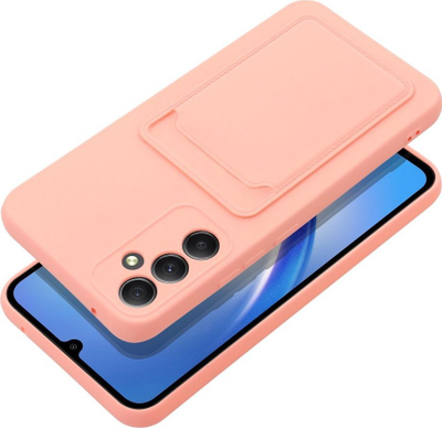 Futera me xhep për kartela Rowy për Samsung Galaxy A34 5G, silikoni, transparente