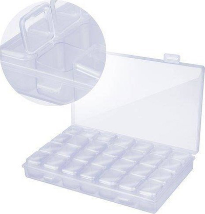 Set për qëndisje me diamante Diamond Embroidery Tool Kit, mjete dhe aksesore, shumëpjesësh, me ngjyra
