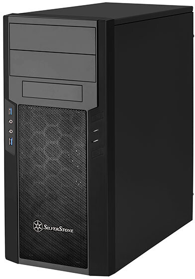 Kasë SilverStone Precision PS13, e zezë