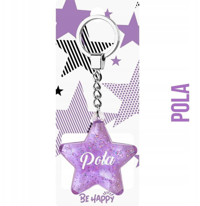 Varëse çelsash Field Star Keychain, në formë ylli, shumëngjyrësh
