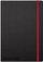 Ditar Black n' Red A5, 144 faqe, me vija, i zi kuqe