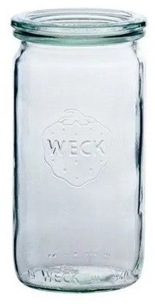 Kavanoz cilindrik WECK, 340 ml, set 6 copë, transparent
