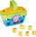 Loje shportë Peppa Pig Shape Sorter Basket, me tinguj muzikorë, 6 copa forme, shumëngjyrëshe