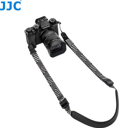 Rrip dore për kamerë JJC QRS M1 Deluxe, me shkëputje të shpejtë, për kamera mirrorless, gri argjendtë