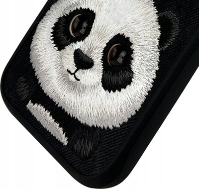 Mbulesë telefoni Nimmy Big Eyed Pet 2.0 Panda për iPhone 16 Pro Max 6.9", TPU, mbrojtje e forcuar, e zezë