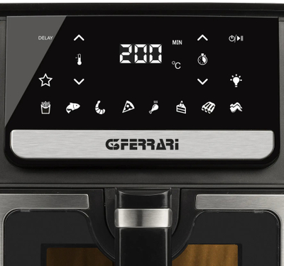 Fritezë me ajër G3 Ferrari G10207 Friggisano, 6.5L, 1700W, e zezë