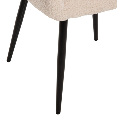 Kolltuk Shelly 57x55x87Hcm (HM8591.02), bardhë/ zezë