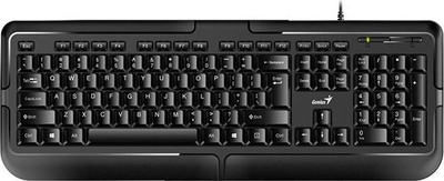 Tastierë Genius KB-118, me kabllo, CZ + SK, e zezë