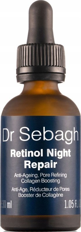 Серум за лице за ноќ Dr Sebagh Retinol Hyaluronic Acid, против стареење, 30 ml