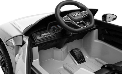 Makine elektrike për fëmijë Toyz Audi RS e tron GT, telekomandë, drita LED, e bardhë