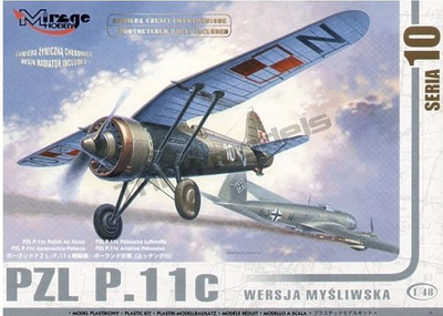 Model aeroplani Mirage PZL P11c