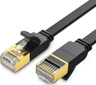 Kabllo rrjeti Ugreen Ethernet RJ45 Cat 7 STP, 10 m, e zezë
