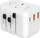 Adapter udhëtimi 4smarts World Travel Adapter Nomad, 20W, USB-A USB-C, i bardhë
