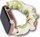Rrip tekstili Hurtel për Apple Watch 41 40 38mm, byzylyk elastik, kiwi