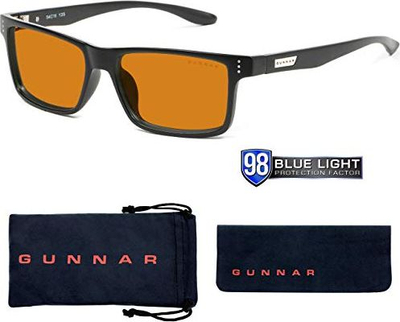 Syze gaming Gunnar VER 00112, që mbajnë dritën blu, lente qelibar, kornizë e zezë