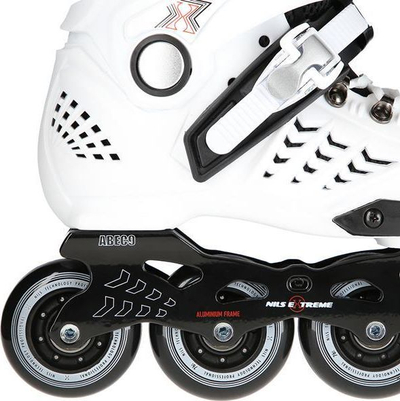 Rrota inline Nils Extreme NA20001, nr. 43, ABEC 9, bardh e zez