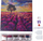 Set Diamond Painting Crystal Art Kit Lavender Field, 30 x 30 cm, me kornizë druri