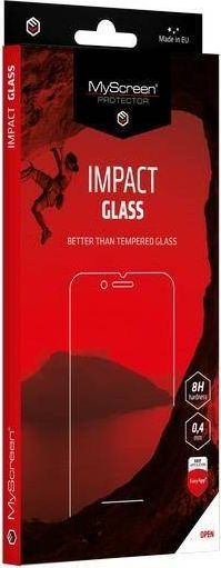 Mbrojtës ekrani MyScreen Impact Glass për iPhone 12/12 Pro 6.1\", xham hibrid, transparent