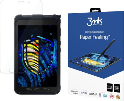 Fole mbrojtëse tablet 3MK Paper Feeling, Galaxy Tab Active 3, 8.3", set 2 copë