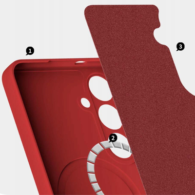 Mbulesë telefoni Mercury Semi Silicone MagSafe, për iPhone 17 Air Stone, gri